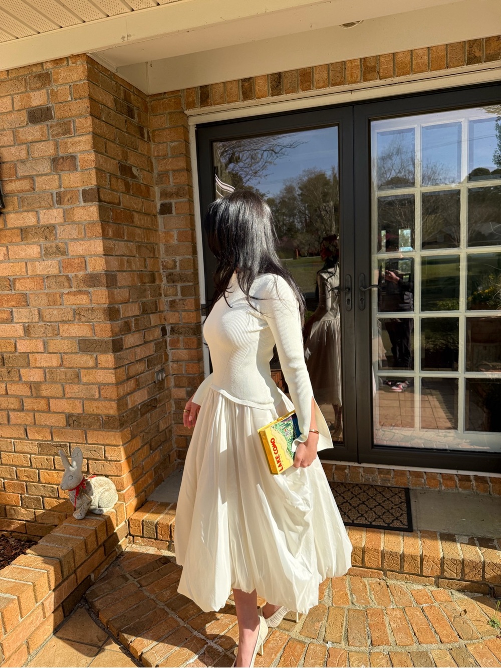 Simkhai Kenlie Ivory Midi Dress - Picture 5 of 6